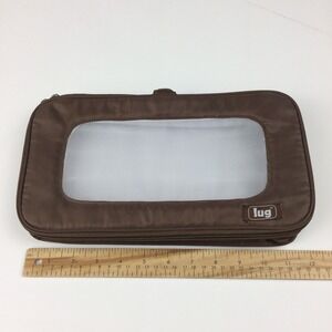 Lug Travel Organizer Bag Brown Zip Around Travel Packing Cube